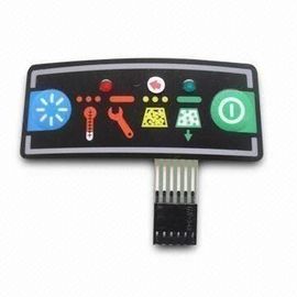 Silicon Rubber Keypad LED Backlit Membrane Switch Panel Waterproof IP67
