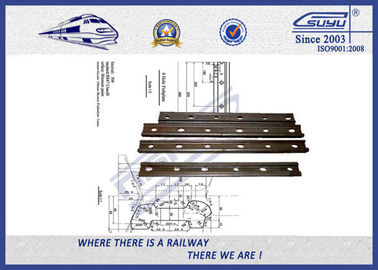 रेलवे फास्टनर / जॉगग्लेड मछली प्लेट के लिए मानक यूआईसी 54 रेल धातु मछली प्लेट